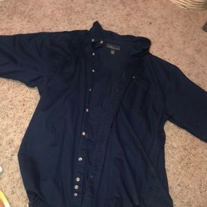 Over sized button up